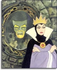 Dronningen og det magiske spejl fra Disneys udgave af snehvide