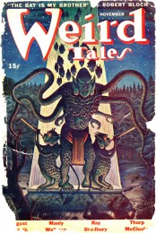 Forsidebilledet til Weird Tales i november 1944.